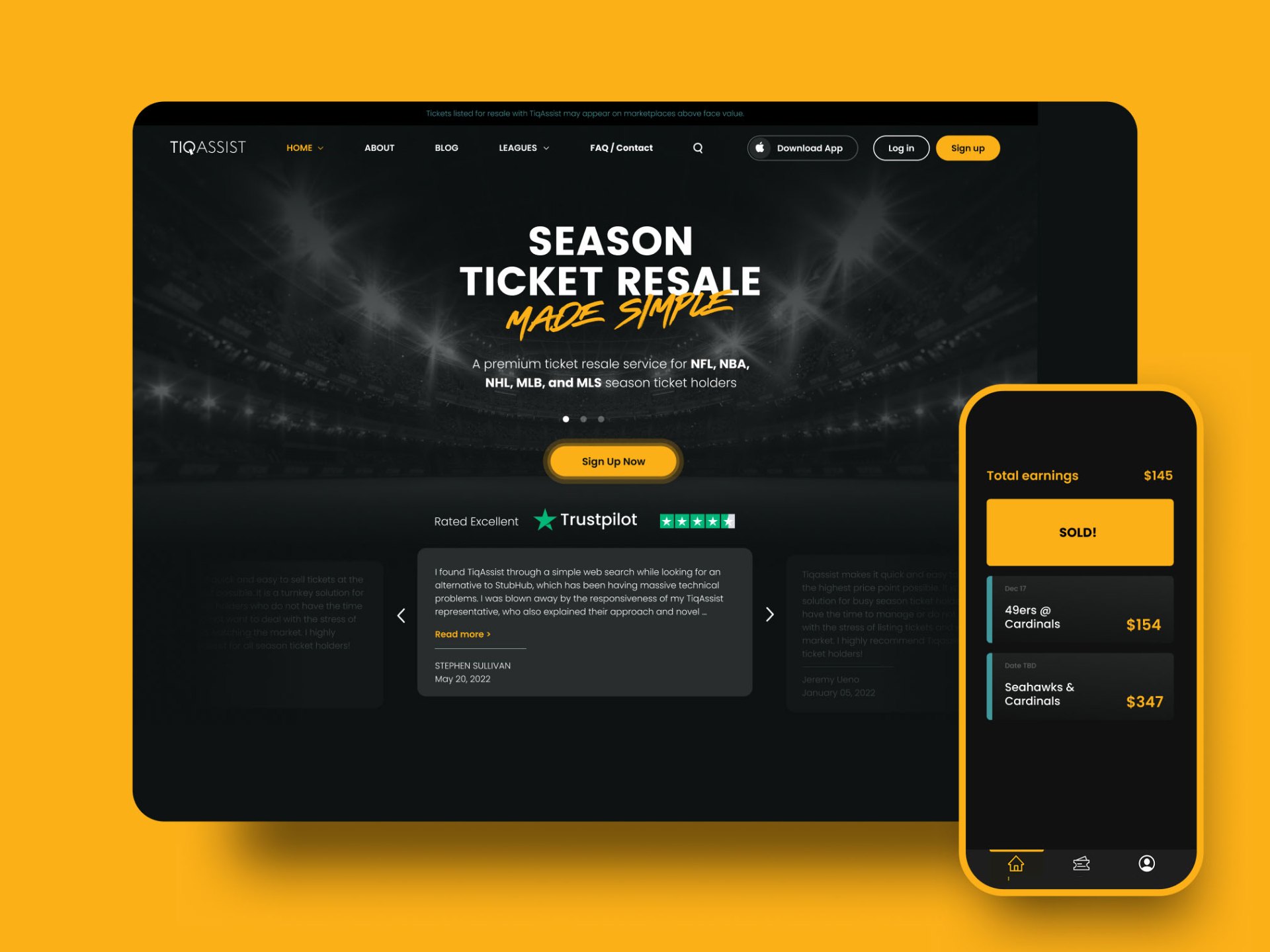 TIQassist – Season Ticket Resale Platform